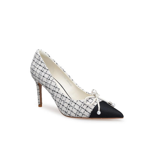 豪麟名鞋迪嘉女鞋皮鞋织物DJMPA52WP020白色 商品图0