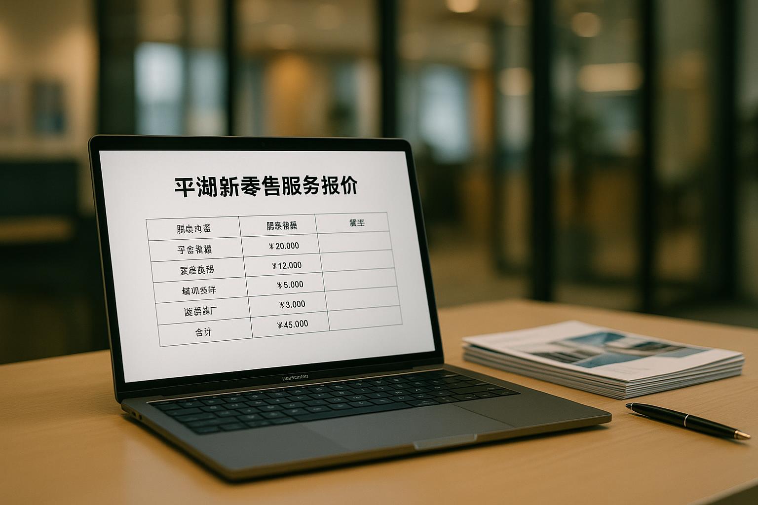 平湖新零售服务方案的主要收费模式