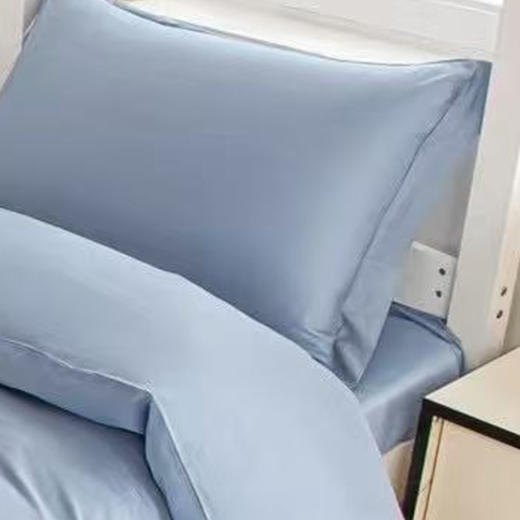 【多样屋专柜】多样屋新品床品单人贡缎三件套魅力蓝散件 商品图4