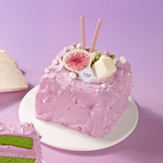 【新品上市】山药芋泥小方4英寸动物分享蛋糕 商品图0