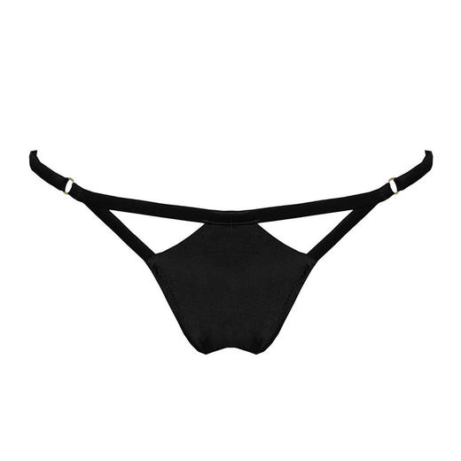 丝滑缎面性感绑带文胸T裤连体袜带 商品图2