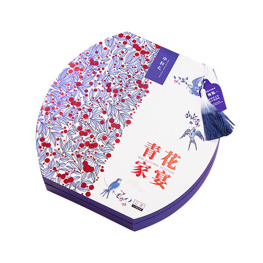 立家国宝芳华系青花家宴中秋月饼礼盒 [礼御团圆] 商品图0