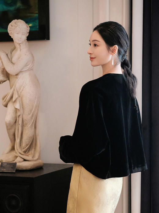 廷前观棠 | 金昭丝绒外套(售完不补) 商品图5