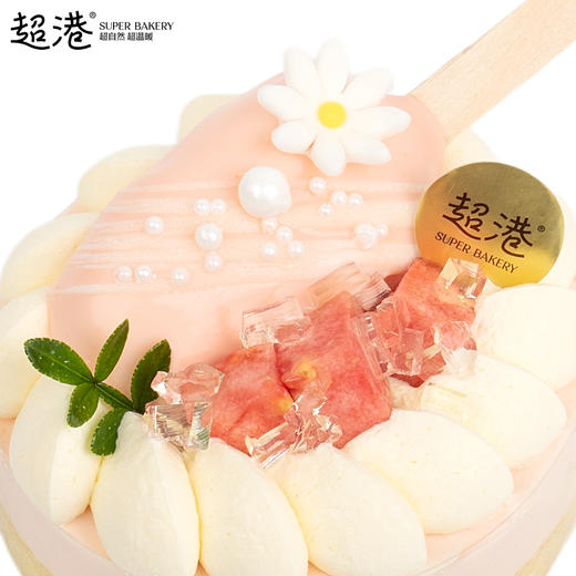 樱花粉桃慕斯蛋糕 商品图3