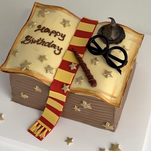 【魔法书】哈利波特主题创意蛋糕 商品图0