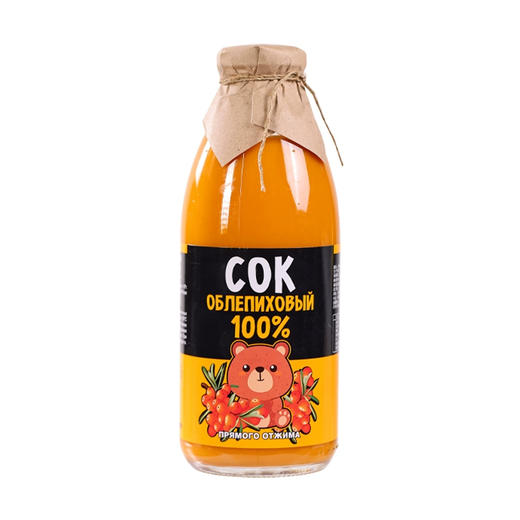 俄罗斯进口相思熊牌沙棘原浆750ml 商品图5