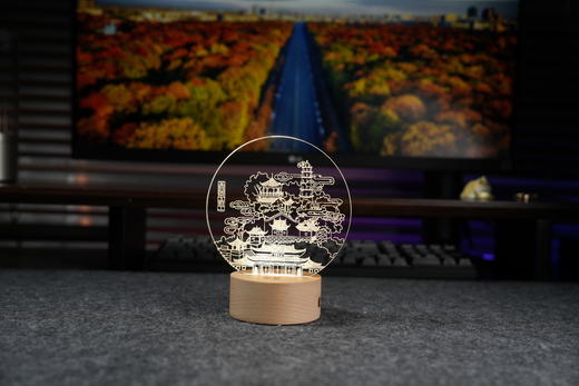 黄冈青云直山夜灯 （定制） 商品图0