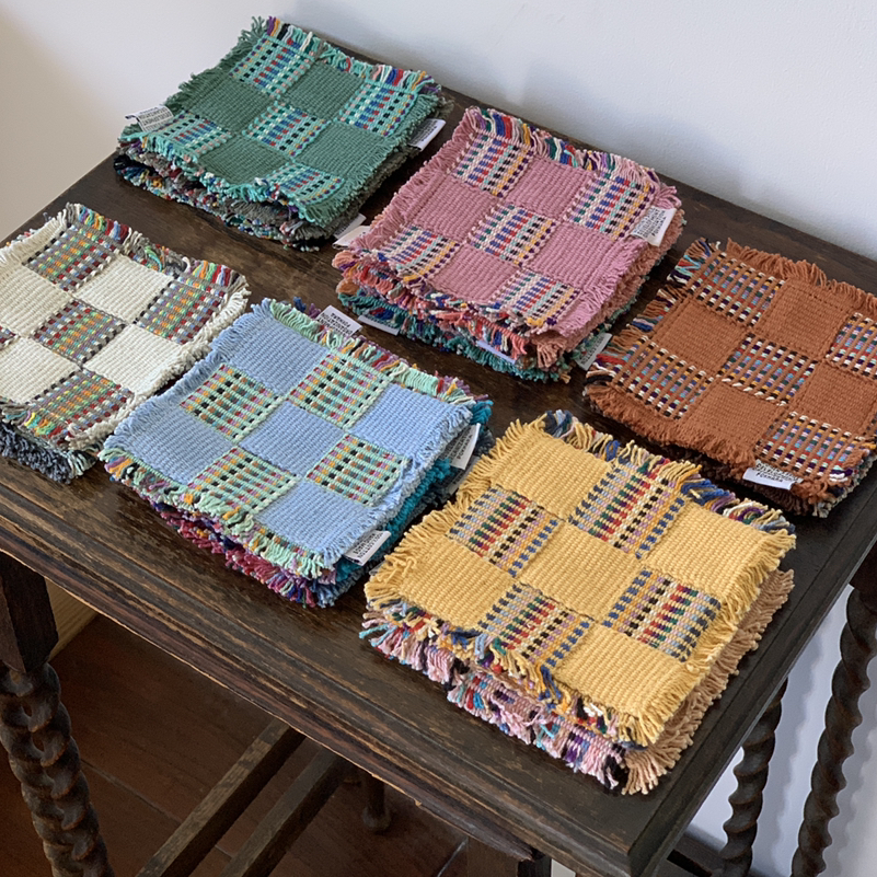 【苏州】尼泊尔手工梭织杯垫 K029