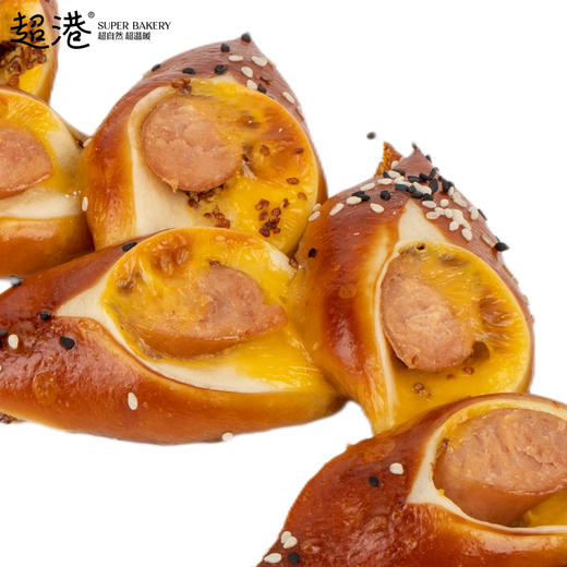 麦穗烟熏芝士香肠碱水棒面包 商品图3
