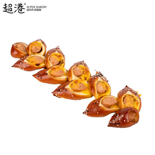 麦穗烟熏芝士香肠碱水棒面包 商品图2