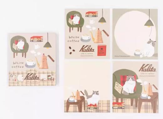 古川纸工｜Kalita联名猫咪咖啡系列手帐便签 商品图2