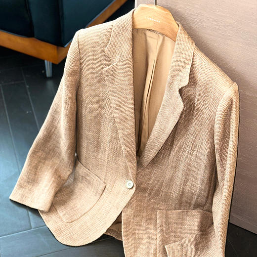 【预售7天】良木礼亚麻外套（Q258277） 商品图0