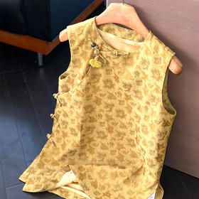 【现货】良木礼小梅花背心（Q258304）