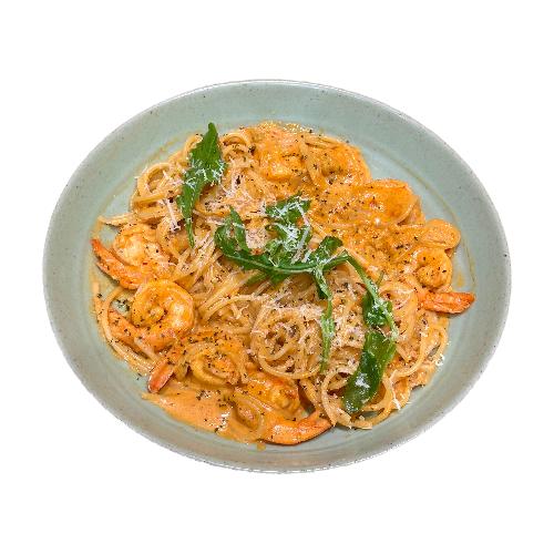 韩式辣奶油大虾意面 商品图0