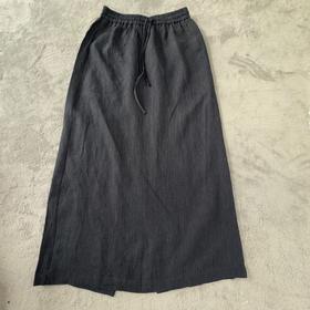 【不退不换】良木礼亚麻半裙(w984)