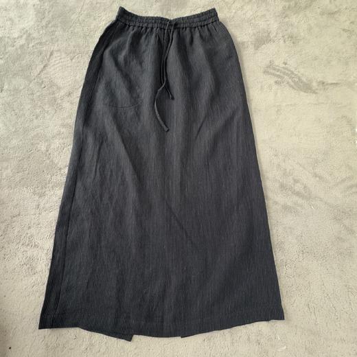 【不退不换】良木礼亚麻半裙(w984) 商品图0