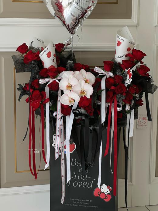 甜蜜的爱·Hello kitty花盒（黑色系） 商品图2