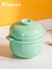 日本kdep凯得宝陶瓷双盖隔水炖盅汤锅炖锅蒸炖煲0.8L 商品缩略图7