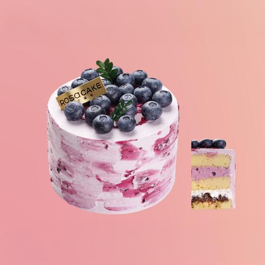 4吋多肉蓝莓蛋糕 商品图0