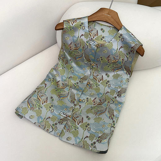 【预售7天】良木礼新中式马甲（Q258377） 商品图0