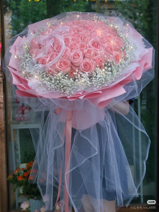 女神66只红玫瑰花束 商品图11