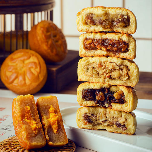 买3赠2【月饼10种口味尝鲜】赠品备注口味和数量（与99元18枚月饼活动不同享） 商品图2