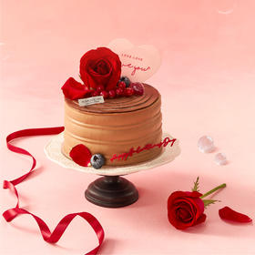 七夕限定【罗曼蒂克】（巧克力冰淇淋蛋糕）