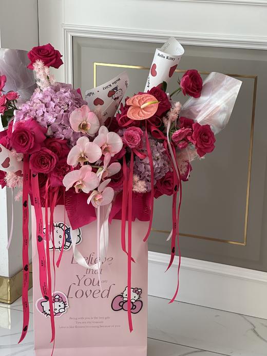 甜蜜的爱·Hello kitty花盒（粉色系） 商品图3