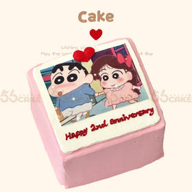 蜡笔小新方形蛋糕