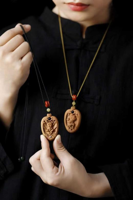 老山檀香【心心相印】情侣款 吊坠 商品图6