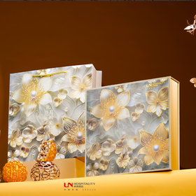 【快递】礼月岭南·羊城锦绣广式火腿五仁月饼180g×4枚