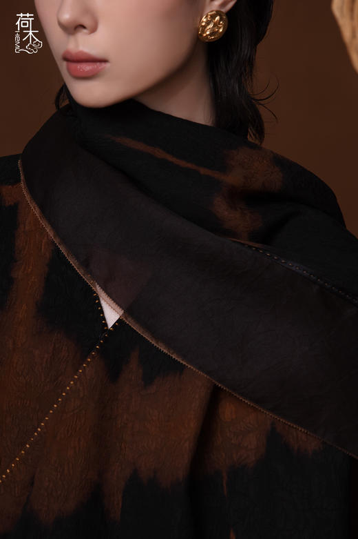 荷木HEMU丨荒漠之花·围巾 商品图3