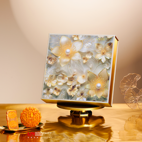 【快递】礼月岭南·羊城锦绣广式双黄白莲蓉月饼180g×4枚