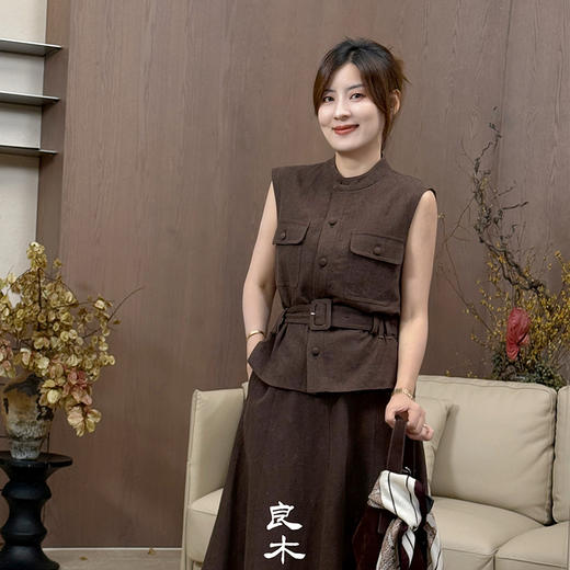 【预售7天】良木礼亚麻套装（腰带）（258447改2584933） 商品图0