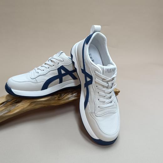 【七夕礼】西村名物2025年秋季新款【潮流板鞋]2复古撞色轻便男士休闲鞋国潮圆头男鞋X15AW16311 商品图4