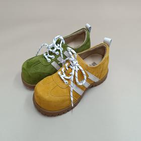 西村名物2025年秋季新款厚底防滑舒适透气系带运动鞋德训鞋面包鞋X25CM30611