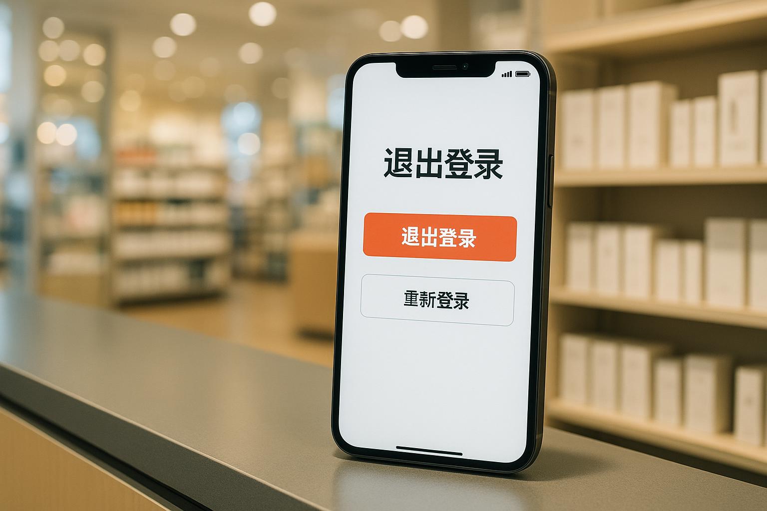 如何正确退出超级导购账号？