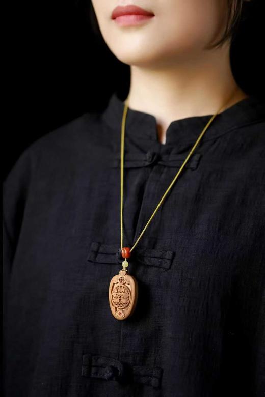 老山檀香【心心相印】情侣款 吊坠 商品图8