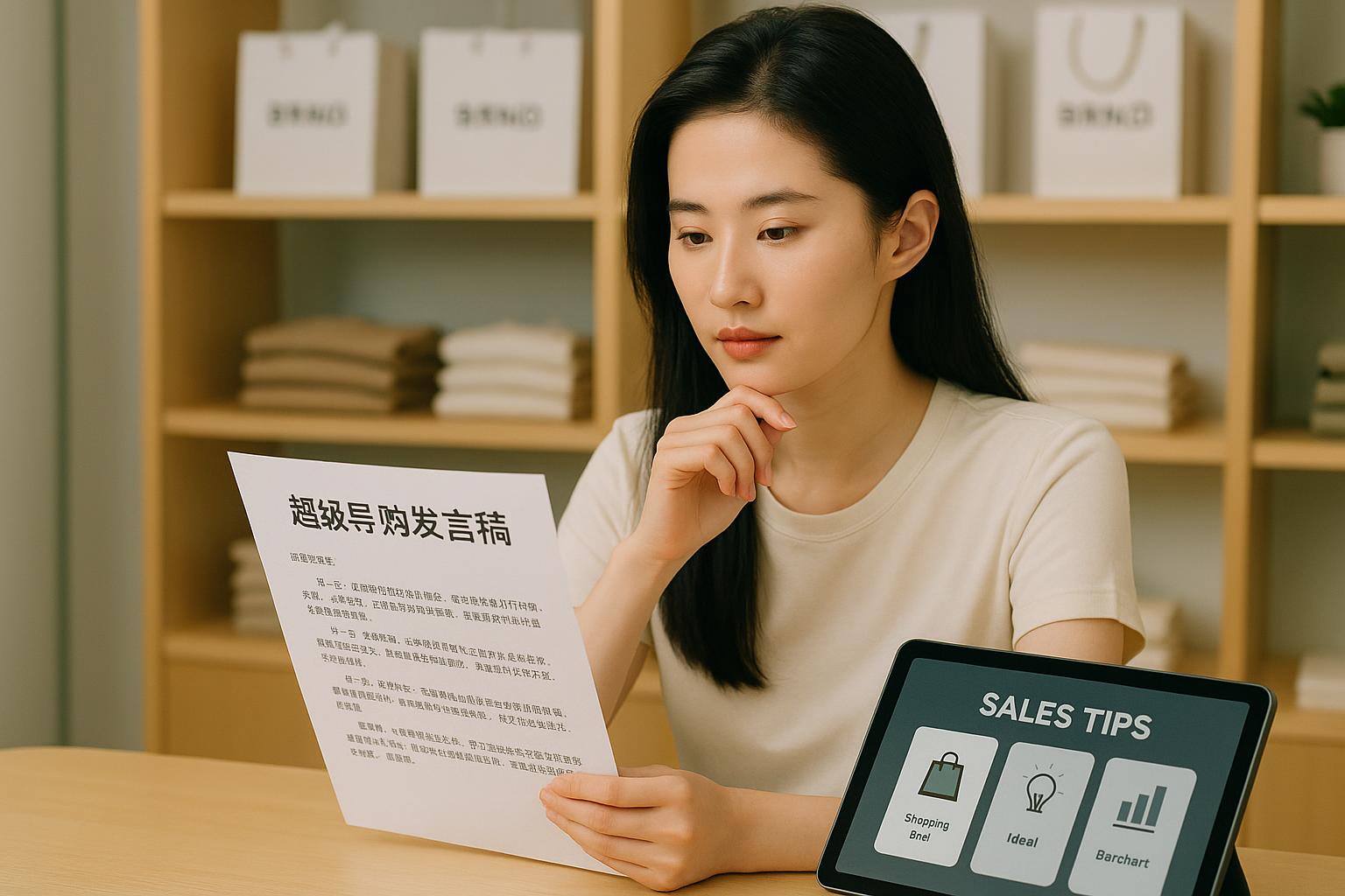 新品促销场景发言稿怎么写？