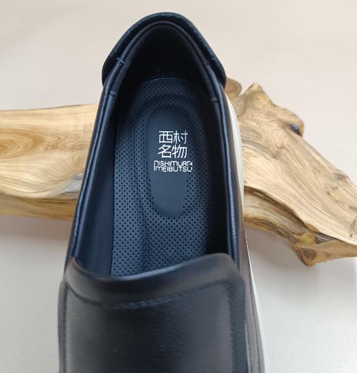 【七夕礼】西村名物2025年秋季新款英伦风极简纯色男皮鞋商务鞋百搭舒适深口男鞋X15CW31231 商品图7