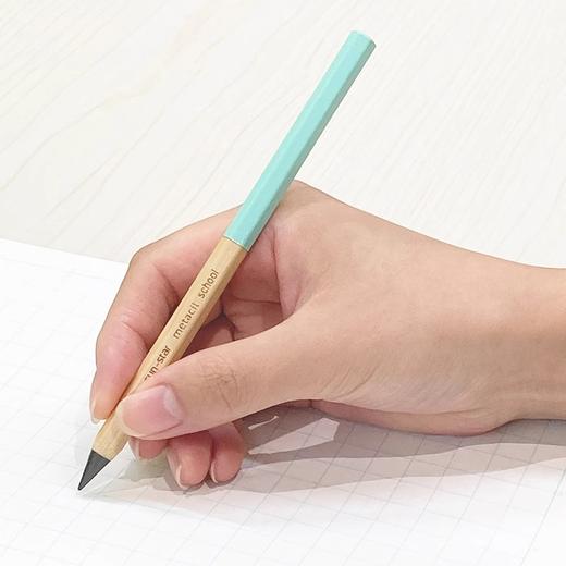 太阳星免削特殊黑铅芯铅笔F硬度可替换笔尖5千米书写距离六角笔杆 商品图4