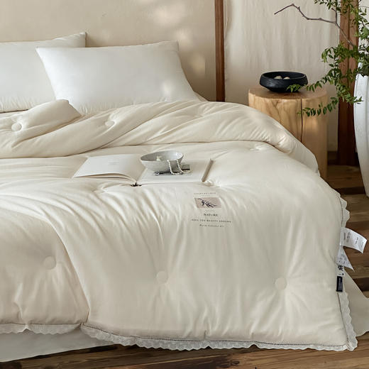 【换季出清】自然醒素染棉麻蚕丝蛋白被TD 商品图0