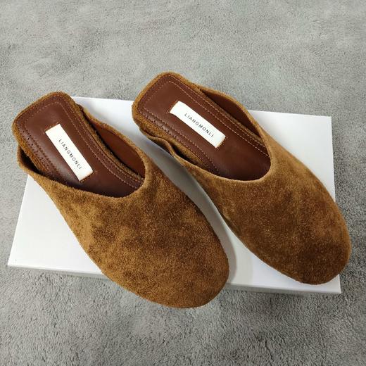 【不退不换】良木礼牛京皮半拖（555-2） 商品图1