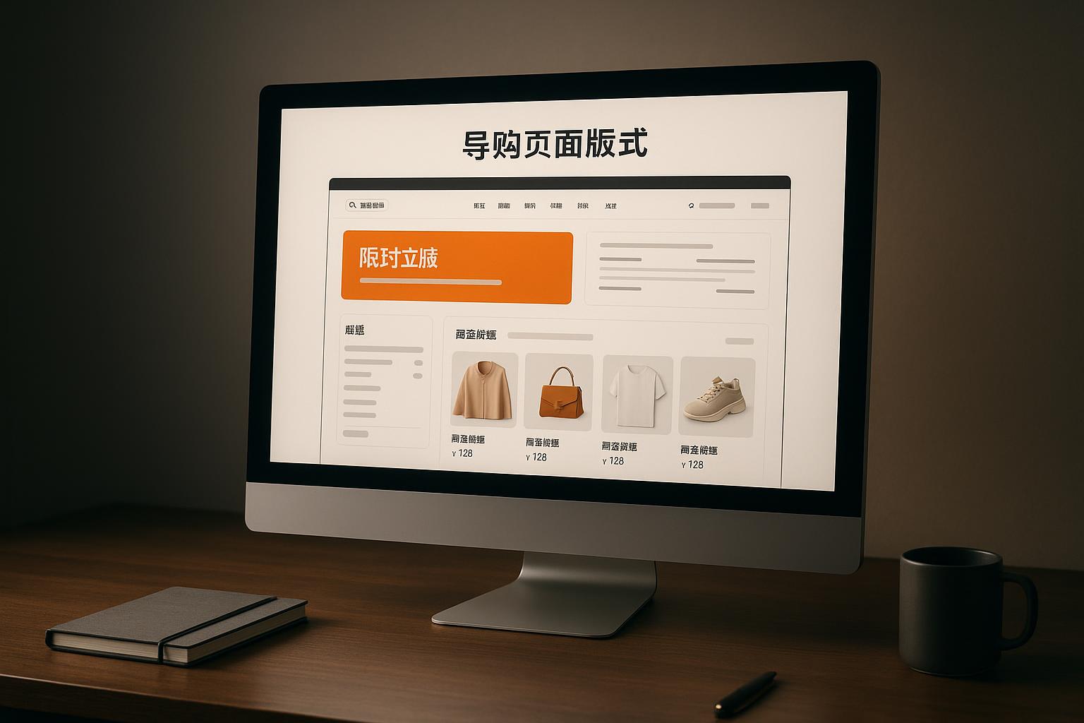 导购页面头部区域应该包含哪些元素？