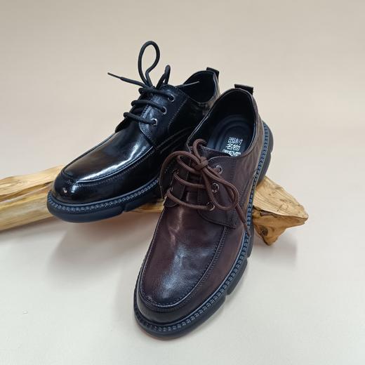 【七夕礼】西村名物2025年秋季新款【商务】纯色轻便男士休闲鞋商务正装男鞋X15CV31031 商品图4