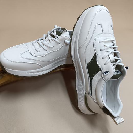 【七夕礼】西村名物2025年秋季新款【潮流板鞋]复古撞色轻便男士休闲鞋国潮圆头男鞋X15CW31181 商品图2