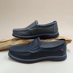 【七夕礼】西村名物2025年秋季新款【商务休闲]复古纯色轻便男士休闲鞋软底软面男鞋X14AW10778