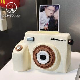 【私人订制】拍立得相机蛋糕 照片来图打印