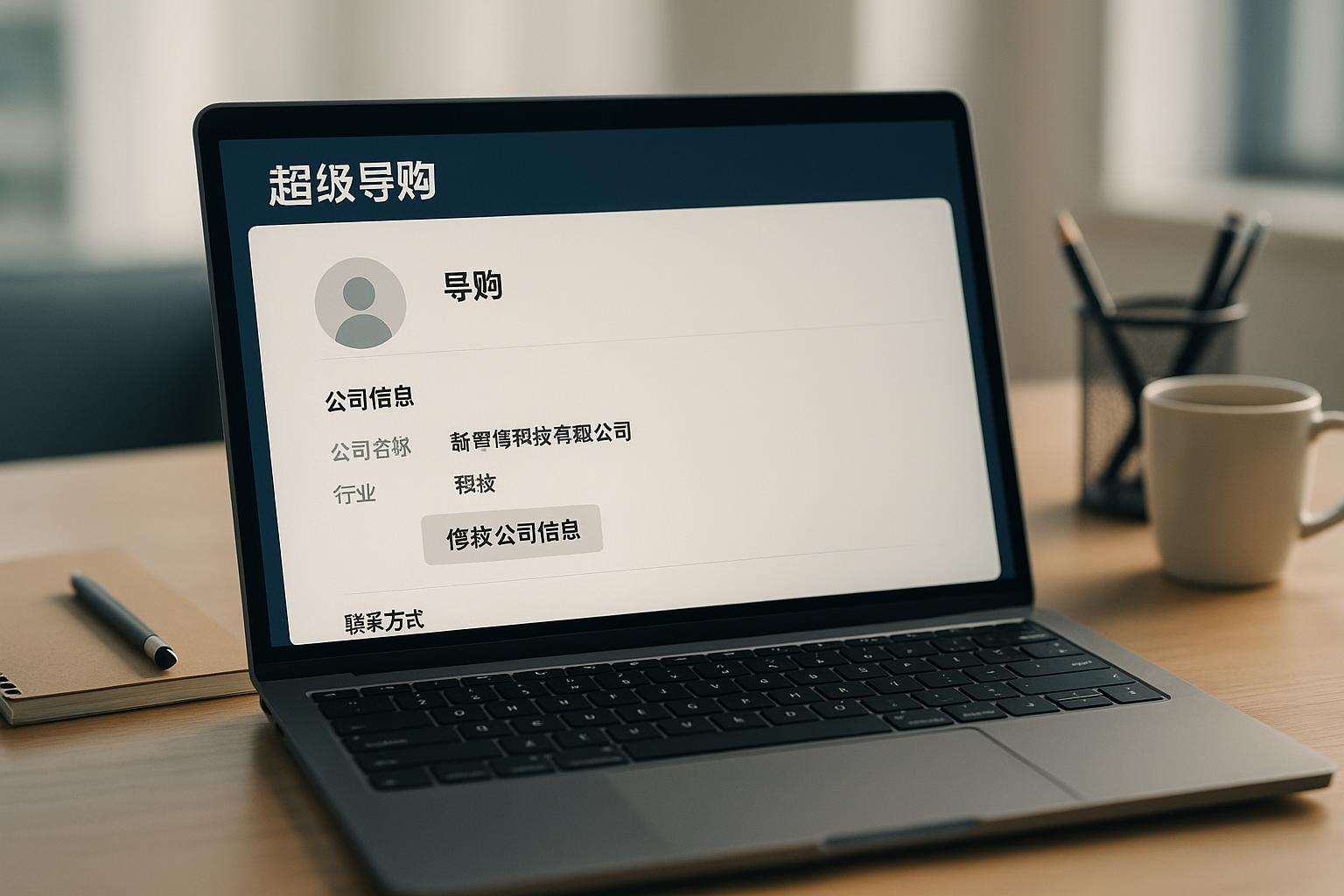正常在职调整如何修改公司信息？