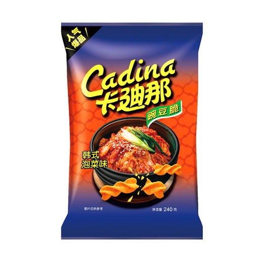 卡迪那韩式泡菜味豌豆脆240g休闲解馋大包零食 商品图8
